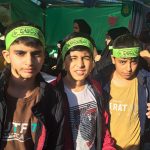 تصویری از اجتماع مردم و موکب‌های فرهنگی در جشن نیمه شعبان خیابان انقلاب خرم‌آباد.