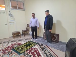 بازدید از نمازخانه های ادارات شهر ممقان