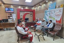 جلسه تبین برنامه های مهدویت هلال احمر شهرستان آذرشهر