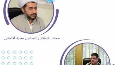 گفتگوی تلفنی حجت الاسلام آقاجانی مدیر بنیاد مهدویت تبریز با مدیر مسئول نوید تهران