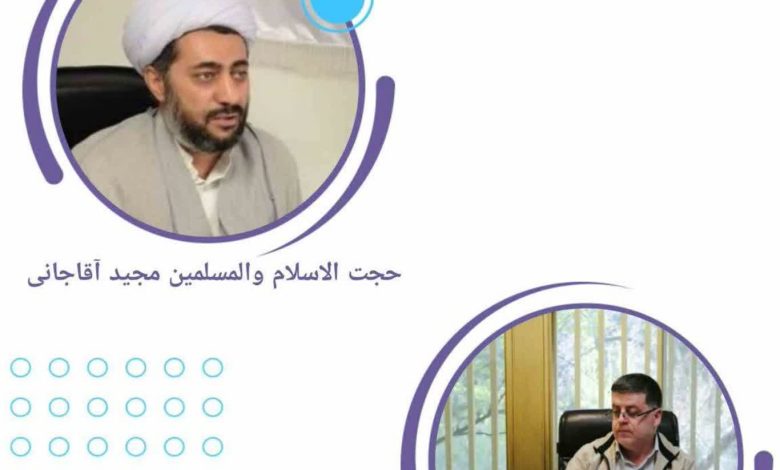 گفتگوی تلفنی حجت الاسلام آقاجانی مدیر بنیاد مهدویت تبریز با مدیر مسئول نوید تهران
