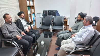 دیدار مدیر بنیاد مهدویت استان قزوین با مدیر شورای سیاستگذاری ائمه جمعه استان