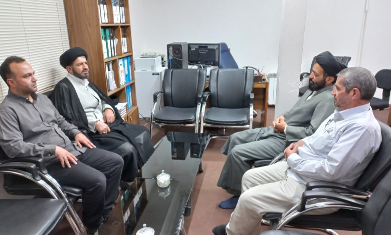 دیدار مدیر بنیاد مهدویت استان قزوین با مدیر شورای سیاستگذاری ائمه جمعه استان