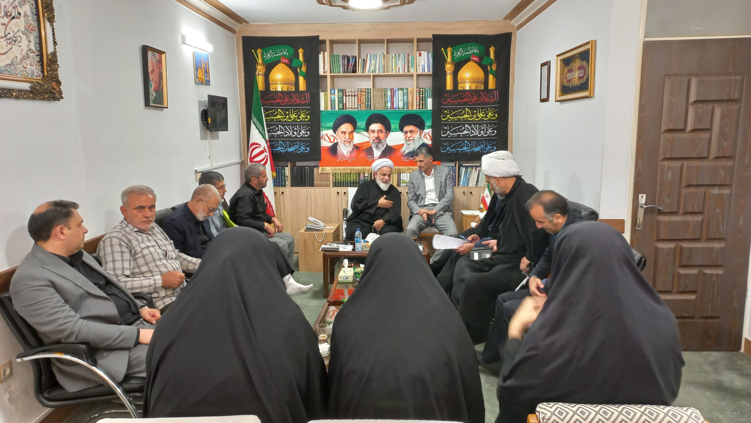 جلسه شورای هماهنگی و پشتیبانی مهدویت آبیک