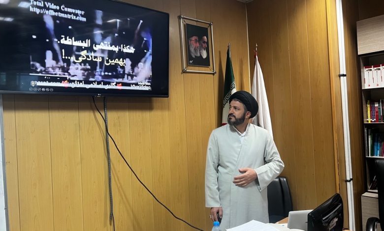 سخنرانی حجت‌الاسلام موسوی زنجانی در جمع کارکنان اداره کل انتقال خون استان قزوین