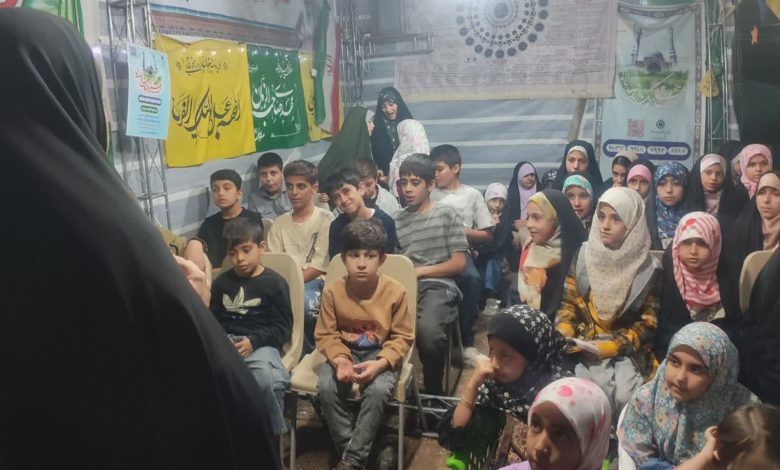 تبیین مفاهیم مهدوی و لقب «بقیةالله» برای کودکان در موکب مهدوی ارومیه