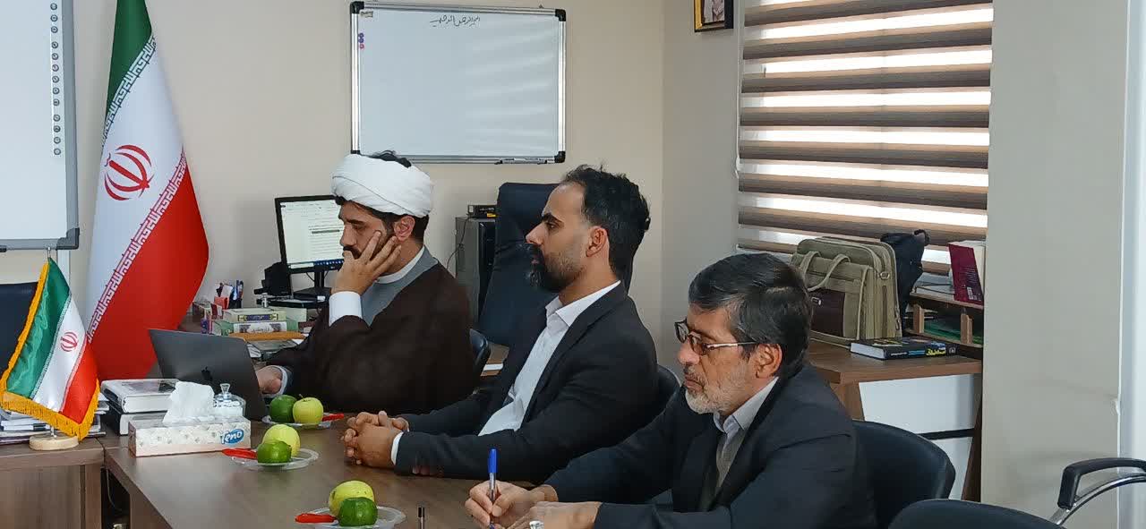 دیدار حجت‌الاسلام والمسلمین نصوری با مسئول نهاد نمایندگی مقام معظم رهبری در دانشگاه‌های استان قزوین