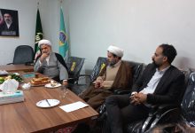 دیدار حجت الاسلام نصوری با مسئولان بنیاد مهدویت شهرستانهای استان قزوین