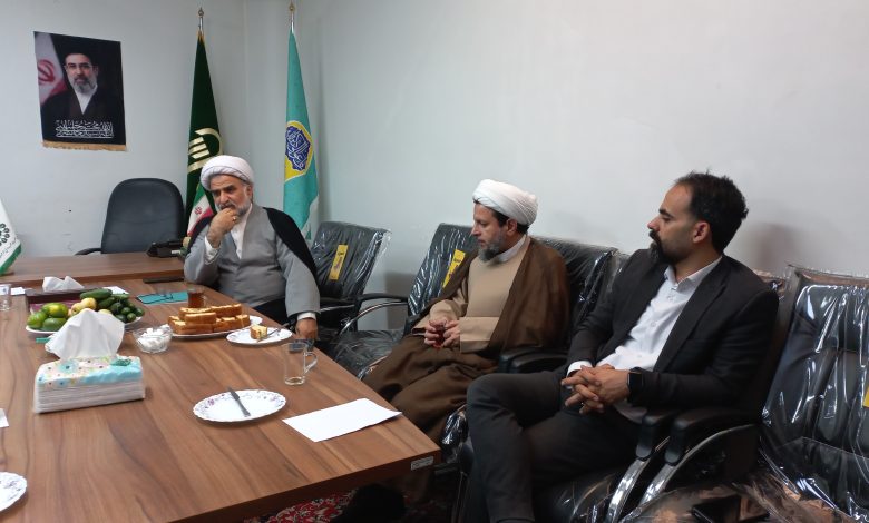دیدار حجت الاسلام نصوری با مسئولان بنیاد مهدویت شهرستان‌های استان قزوین