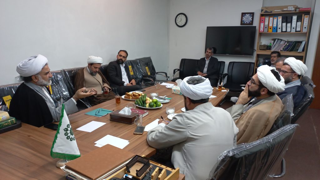 دیدار حجت الاسلام نصوری با مسئولان بنیاد مهدویت شهرستان‌های استان قزوین