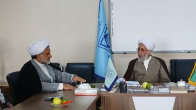 دیدار حجت‌الاسلام والمسلمین نصوری با مسئول نهاد نمایندگی مقام معظم رهبری در دانشگاه‌های استان قزوین